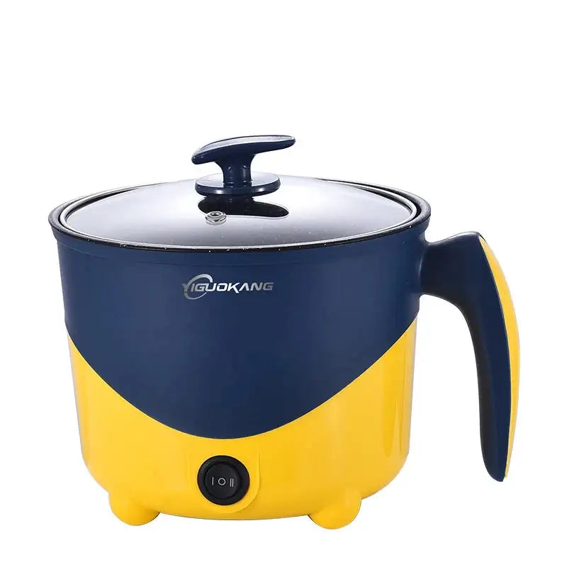 Electric Multifunction Hot Pot And Rice Cooker For One To Two Yellow Single Layer / United States / EU