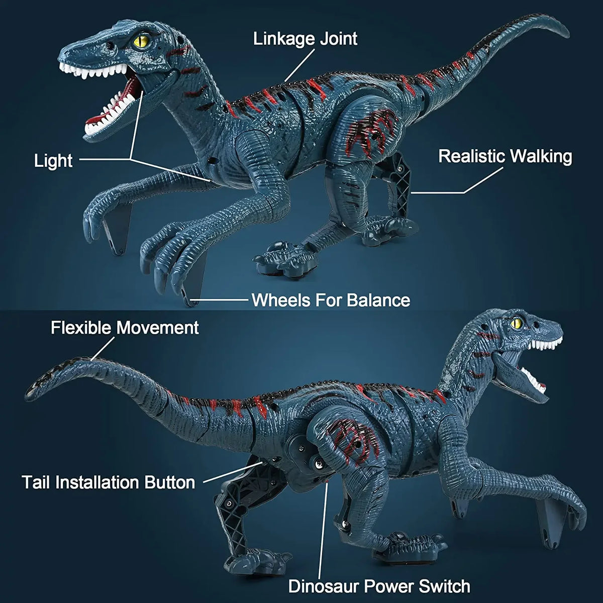 Remote Control Dinosaur Toys &ndash; Realistic Walking Roar