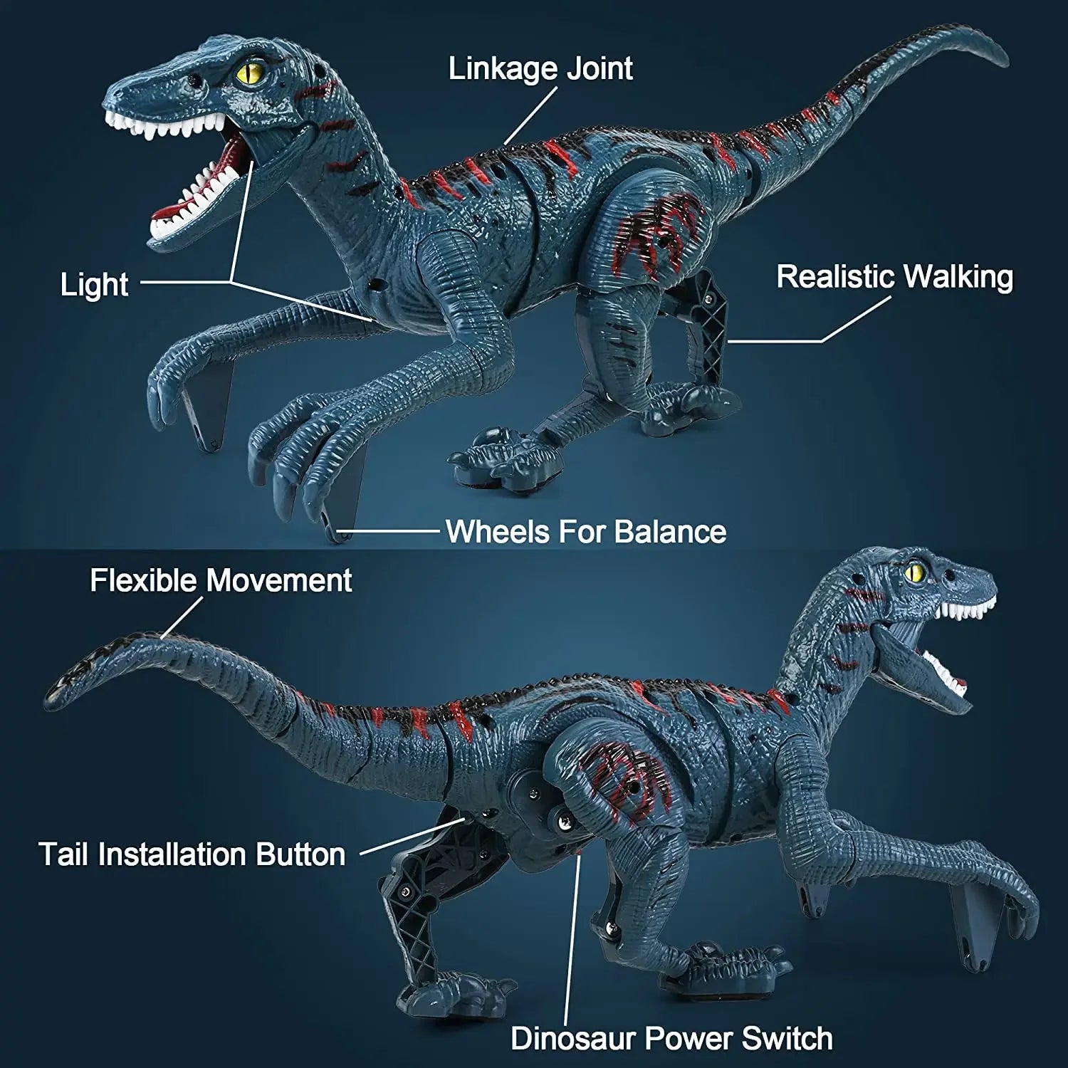 Remote Control Dinosaur Toys &ndash; Realistic Walking Roar