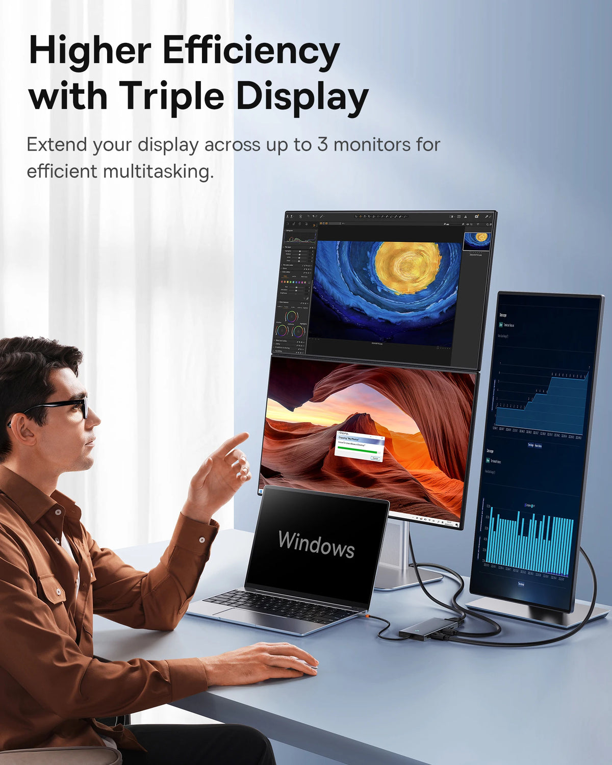 Baseus 13-in-1 Type C Hub with Dual HDMI, 8K Support and PD 100W Fast Charging