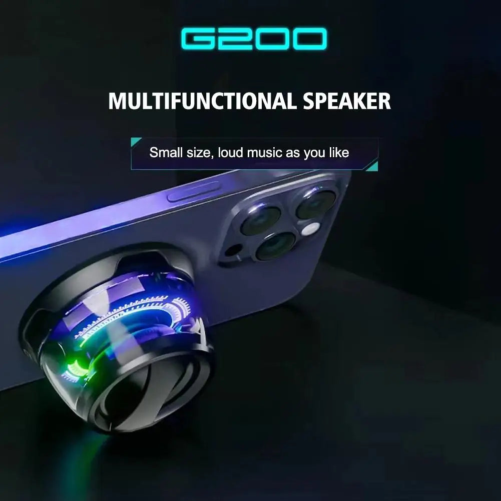 HECATE G200 Mini Portable Bluetooth Speaker with RGB and Magnetic Design
