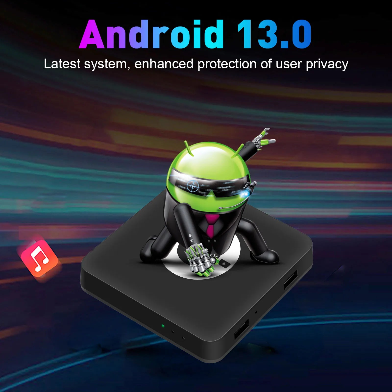 Q96 OHP 4K WiFi Smart TV Box &ndash; 4G 5G Android 13 Player