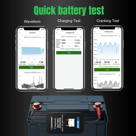 KONNWEI BK300 Bluetooth Car Battery Monitor &ndash; Mobile App