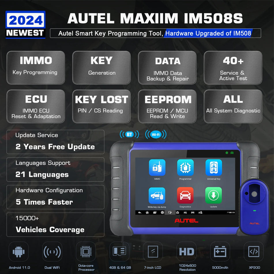 Autel MaxiIM IM508S &ndash; Advanced IMMO Key Programmer