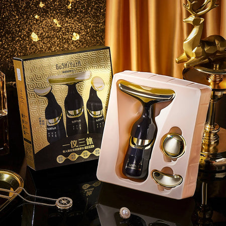 Lanthome 3-in-1 Facial Lifting &amp; Massage Device black