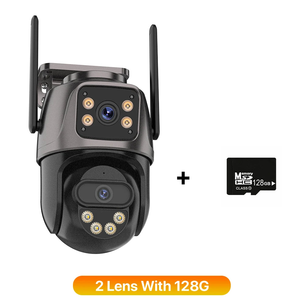 4K Dual Lens PTZ Outdoor WIFI IP Camera
