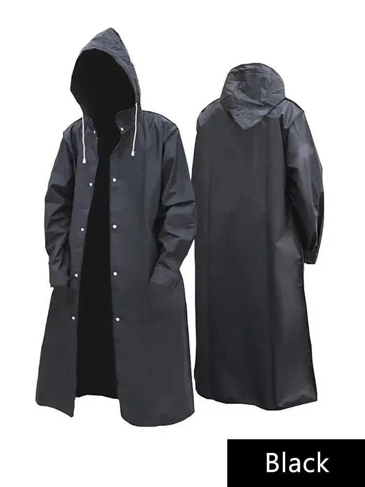 Disposable EVA Unisex Raincoat For Adults &ndash; Waterproof Raincoat-B