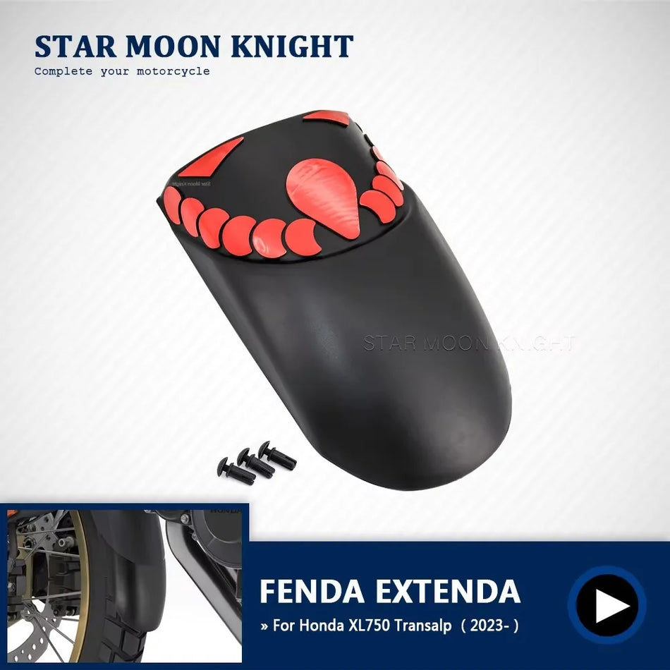 Honda XL750 Transalp 2023 Ön Çamurluk Uzatıcı Motosiklet Çamur Muhafazası Uzantısı