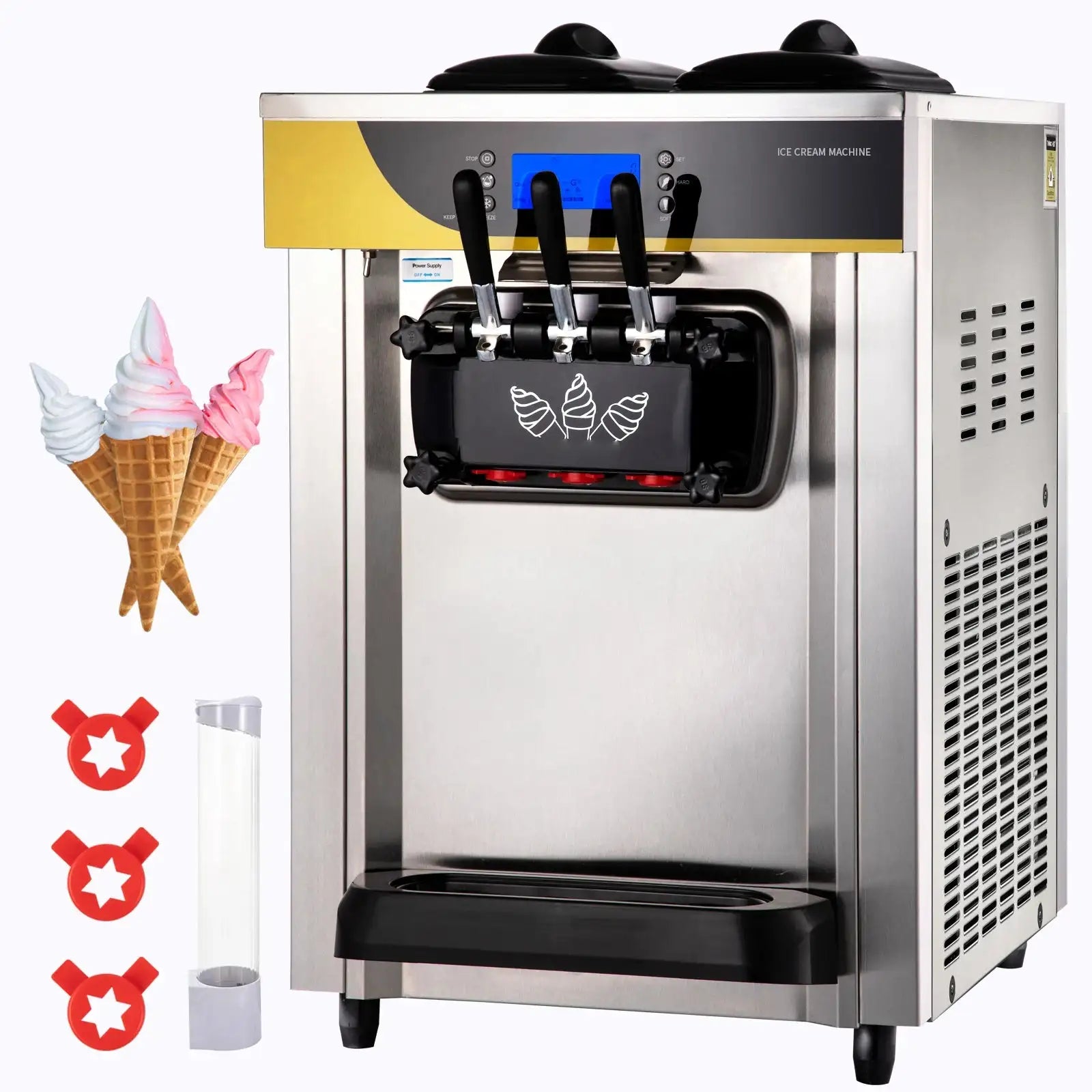 Commercial Ice Cream Maker 22-30 LPH Yld 2200W france