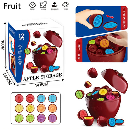 Apple Smart Egg 3D Puzzle &ndash; Fine Motor Skills Development BZS00626 B
