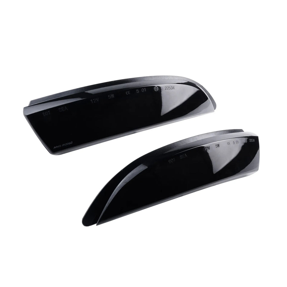 Feux de rétroviseur LED dynamiques lentille noire pour Ford Fiesta B-Max