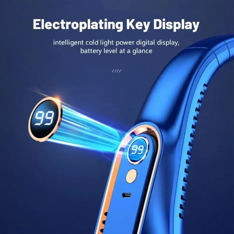 Neck Bladeless Fan Mini &ndash; Ultra Quiet Portable USB Fan
