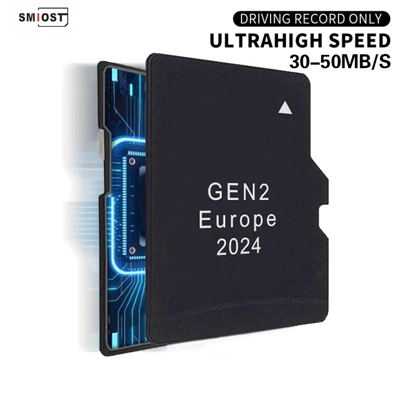 2024 Navigation Upgrade EU NA GPS GEN2 TF Card - Fast Read