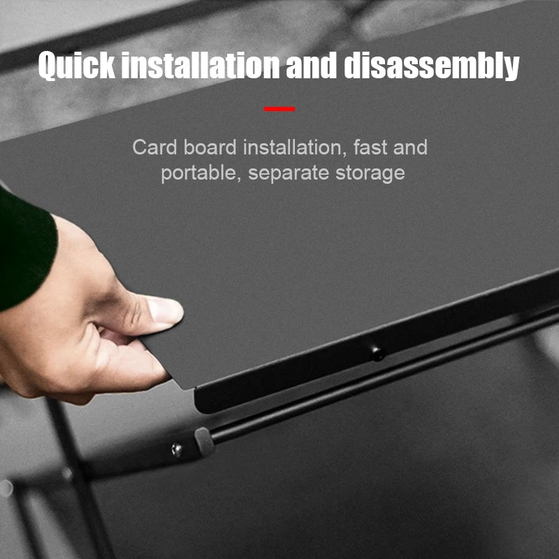 WESTTUNE Camping Three-Tier Rack &ndash; Portable Outdoor Storage Solution