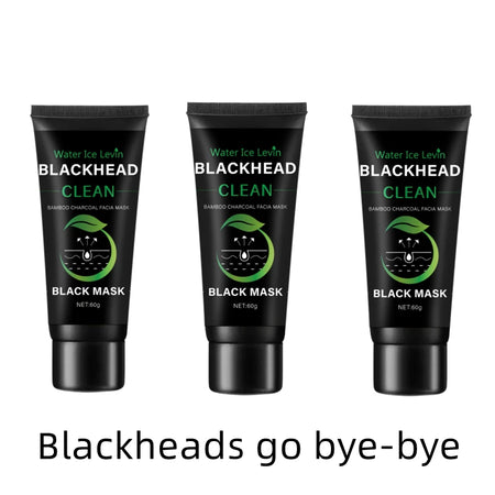 Bamboo Charcoal Fiber Mask &ndash; Deep Cleansing Blackhead Removal Three bottles