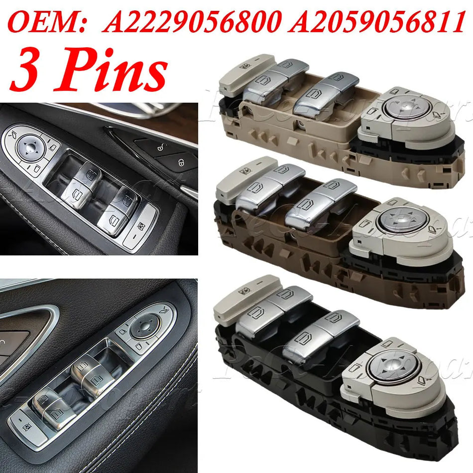 Power Window Switch For Mercedes-Benz W213 W222 E Class