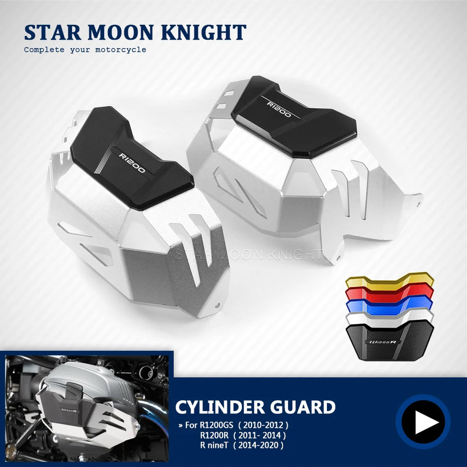 BMW Engine Guards for R1200GS, R1200R, RnineT Cylinder Head Protector Cover with High Strength Guard