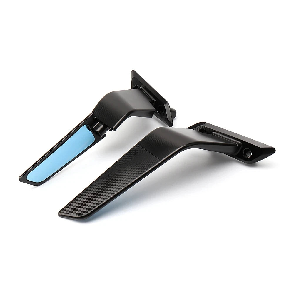 YAMAHA T-MAX560 Adjustable Aluminium Rear View Mirrors (2022-2024) black