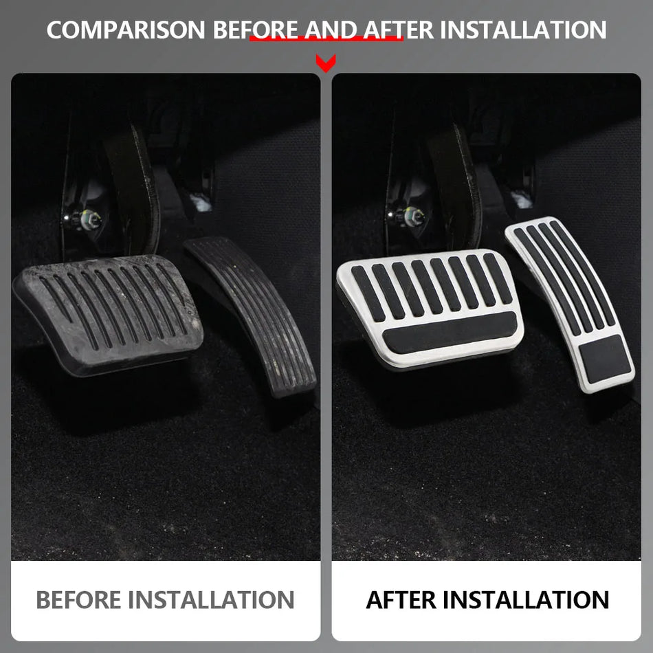 BYD Atto 3 Gas Pedal Cover, Non-Slip Stainless Steel and Rubber