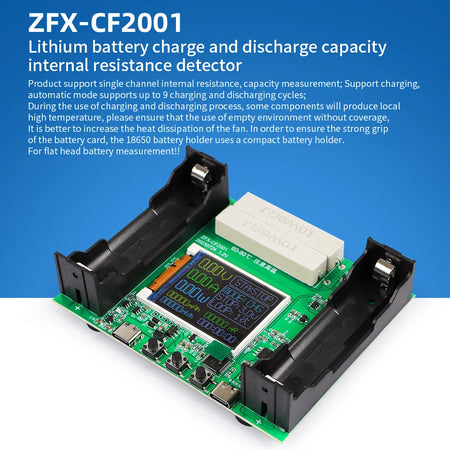 18650 Lithium Battery Capacity Tester LCD Display &ndash; Precise