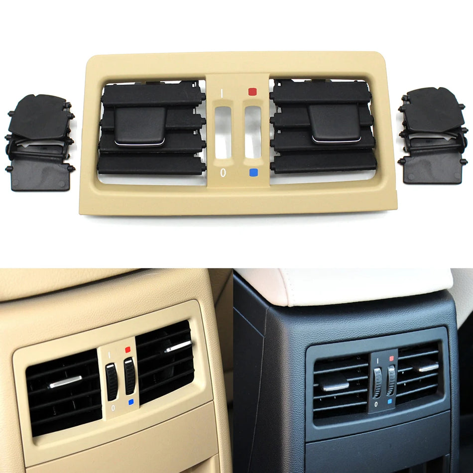 Rear AC Vent Grille Panel Trim for BMW 3 Series E90 E91 2005-2012, PC ABS Replacement