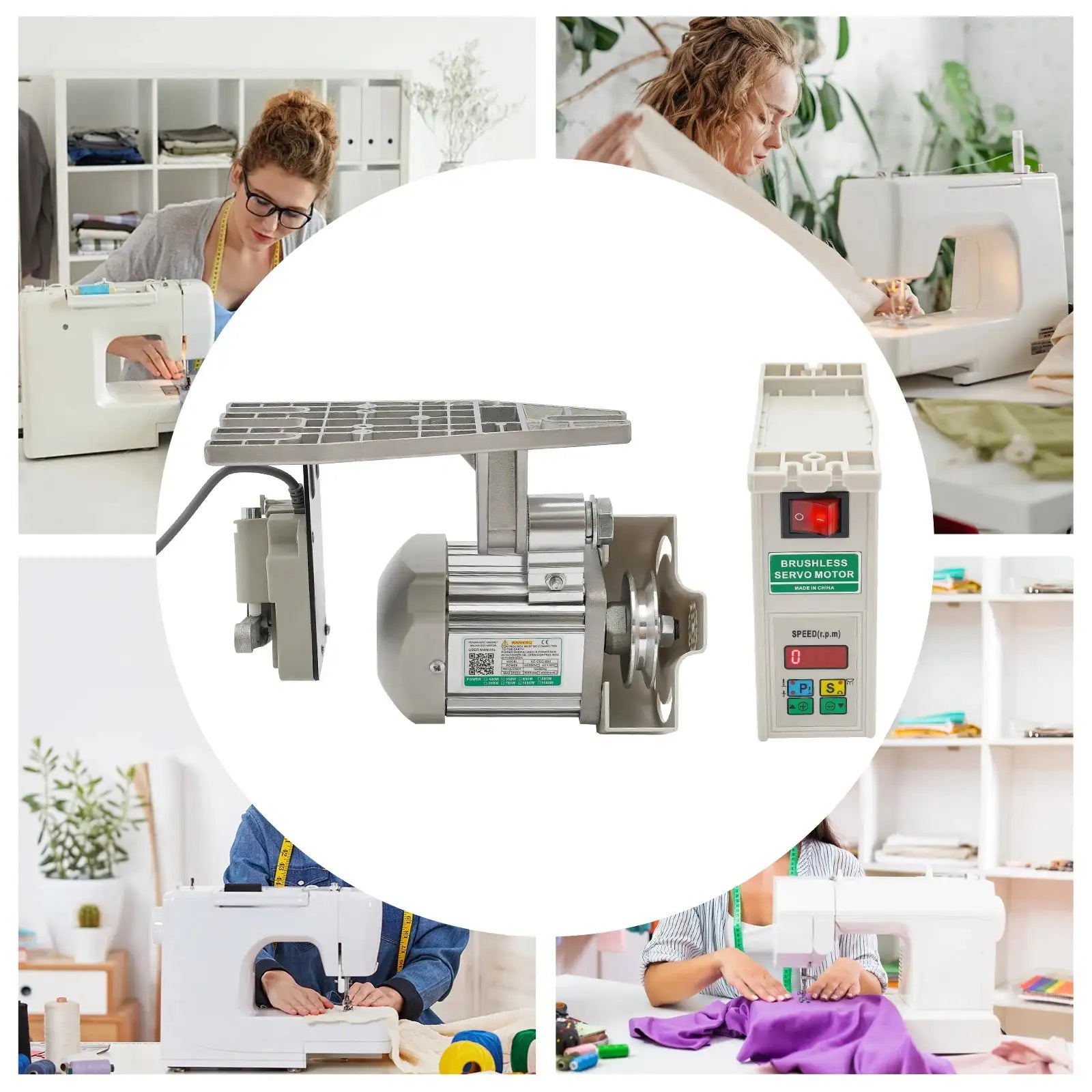 750W Sewing Machine Motor &ndash; Brushless DC Speed Control GERMANY