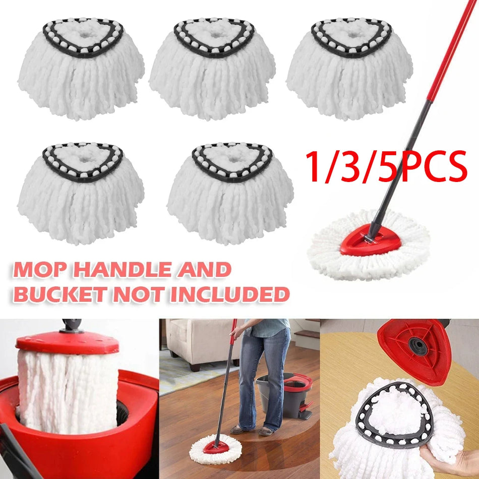 Tête de balai rotative 360° de remplacement pour mop Vileda à essorer en microfibre