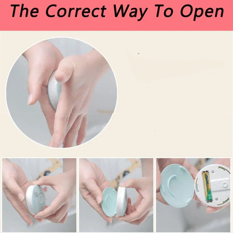 Electric Baby Nail Care Trimmer with 6 Grinding Heads for Infants and Kids