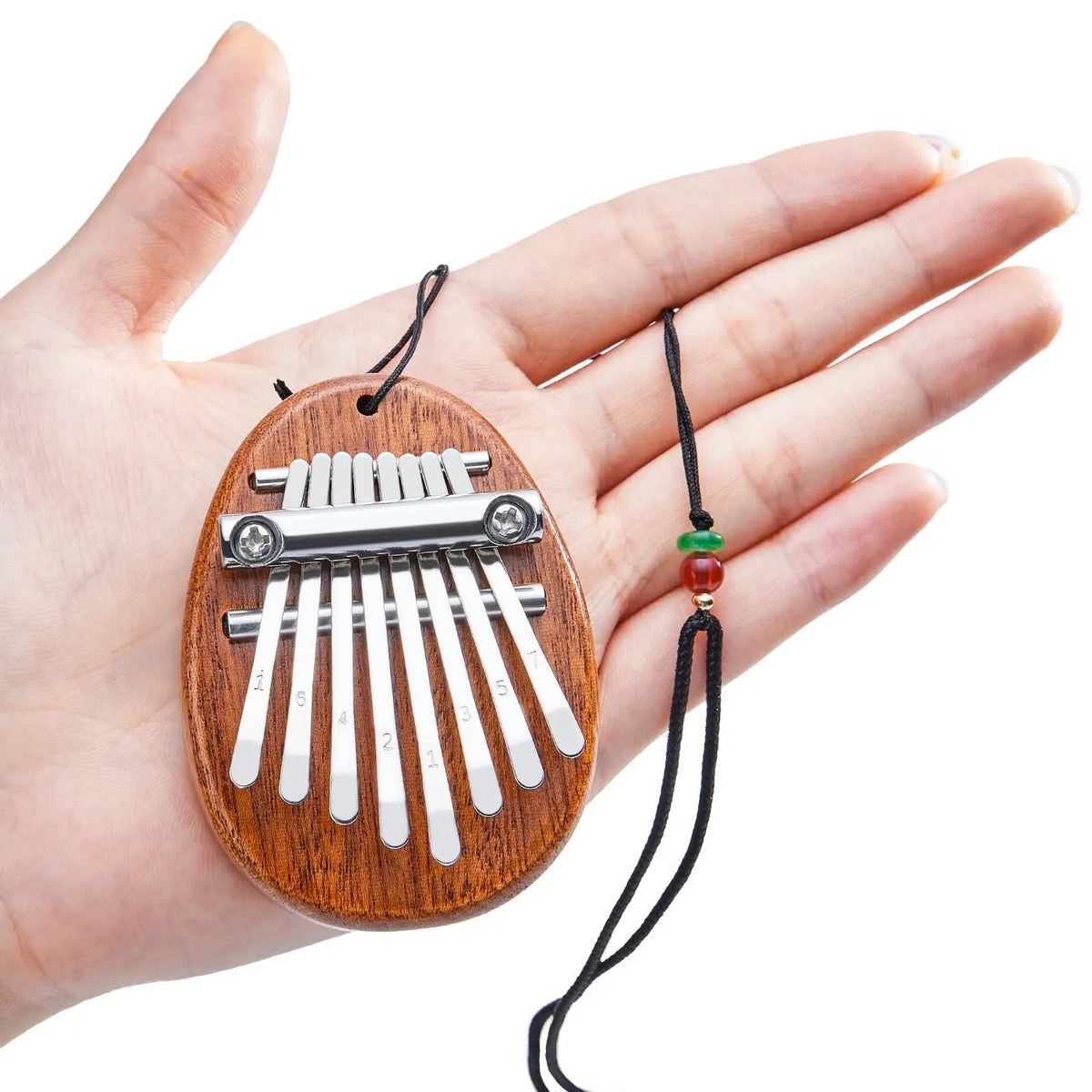 Mini Kalimba 8 Key Thumb Piano - Water Drop Style Portable Water Drop Style