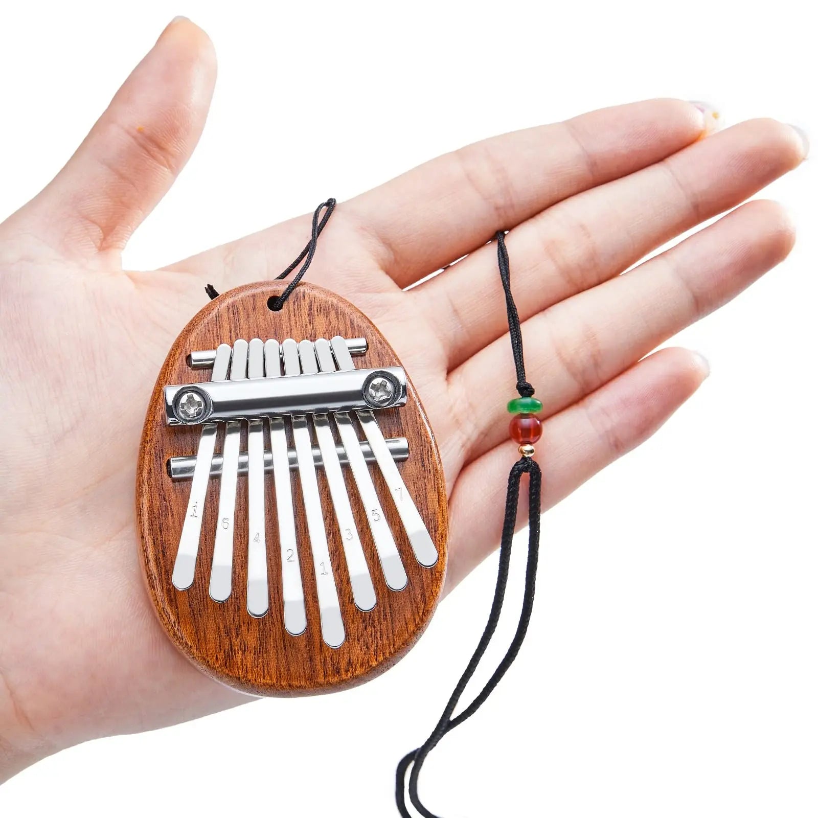 Mini Kalimba 8 Key Thumb Piano - Water Drop Style Portable Water Drop Style