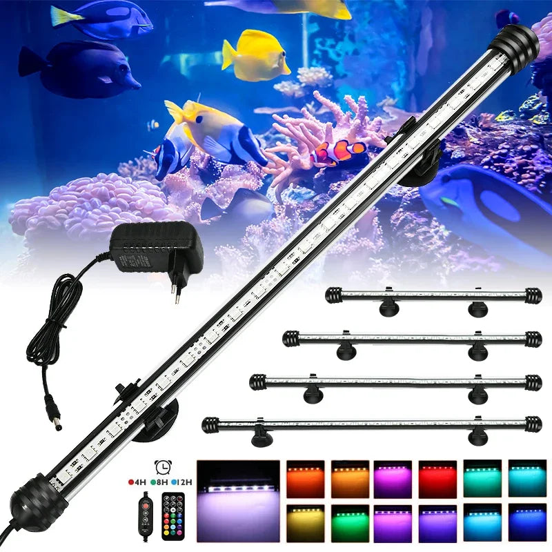 Aquarium 21 LED Light &ndash; Remote Control RGB Plant Growth Lighting