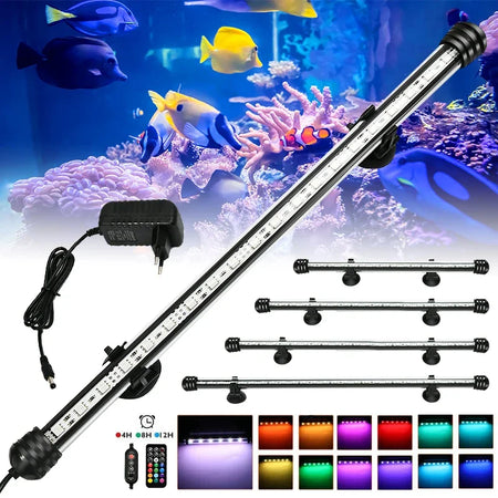 Aquarium 21 LED Light &ndash; Remote Control RGB Plant Growth Lighting