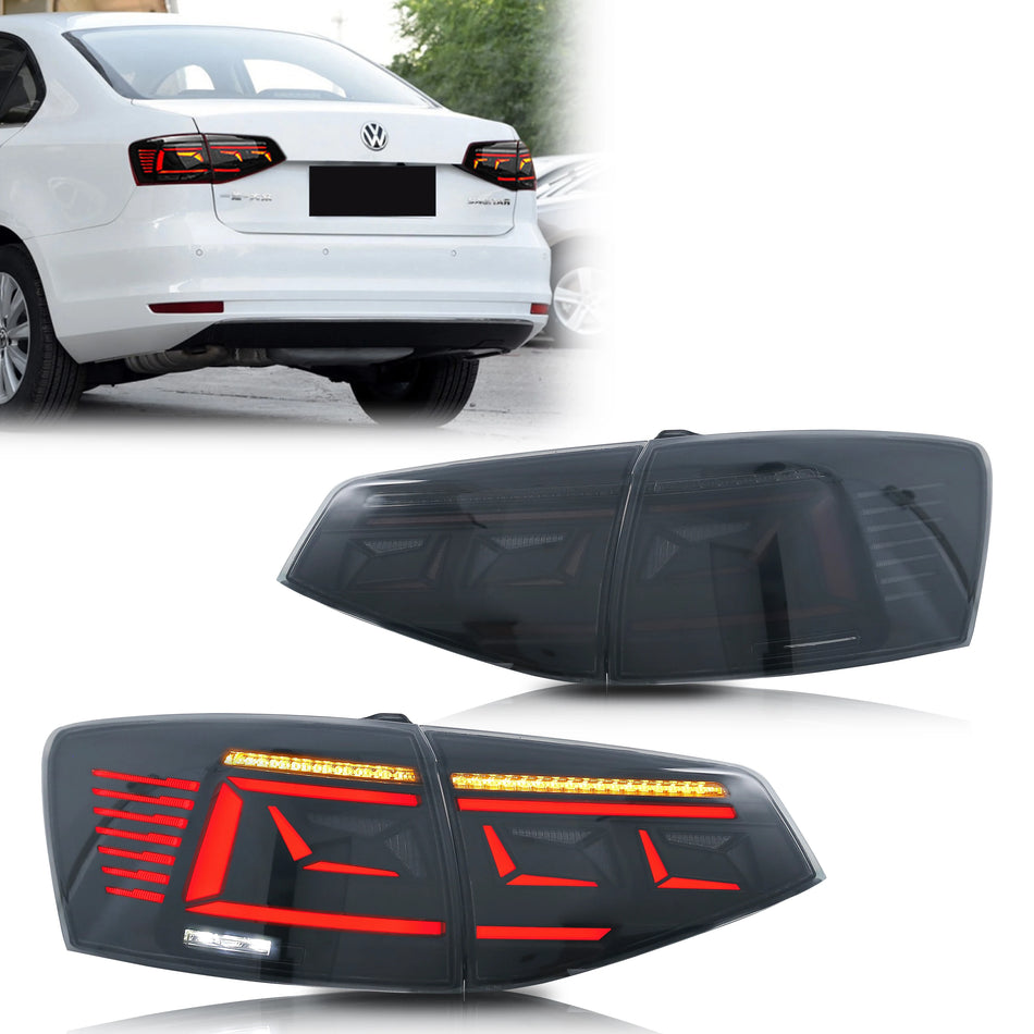 Φώτα Οπισθοπορείας LED Volkswagen Jetta MK6 2015-2018 με Σειριακά Σήματα