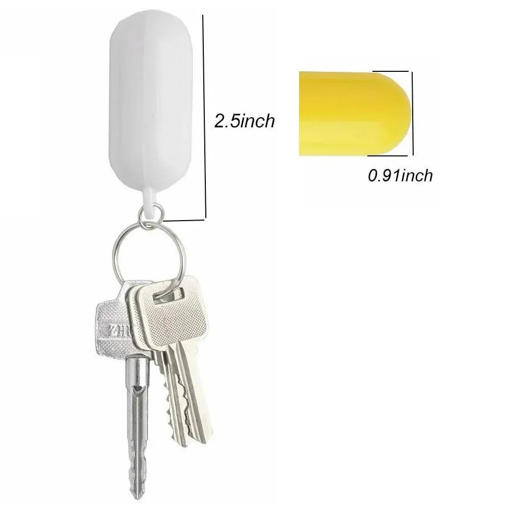 Floating Keyring - 2pcs Buoyant Keychain for Marine &amp; Outdoor Activities