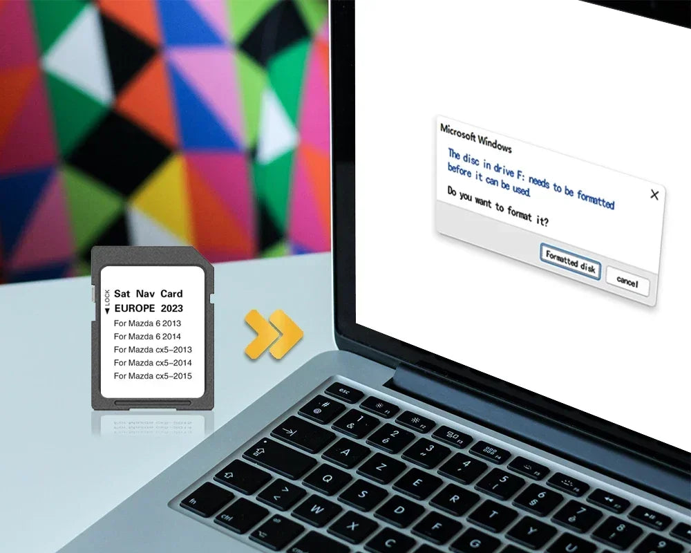 Mazda CX-5 SD Map 2013 2014 2015 8GB 2024 &ndash; Europe Maps