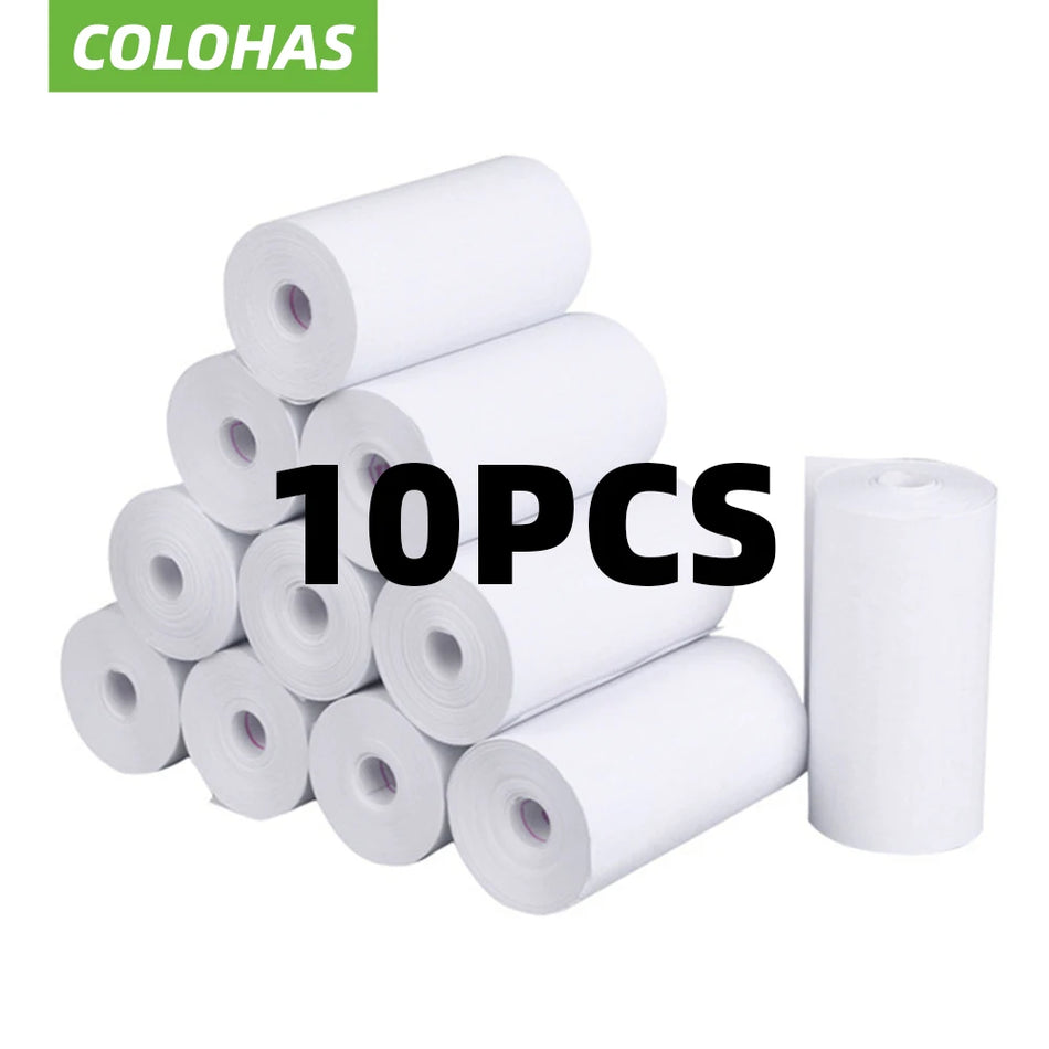 10 Rolls of High-Quality Thermal Photo Paper for Children's Cameras