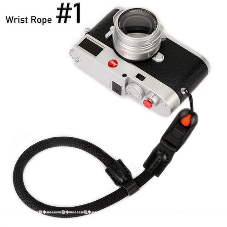 Quick Release Beads Round Rope Camera Strap for Canon, Nikon, Sony &amp; More Wrist Rope No 1
