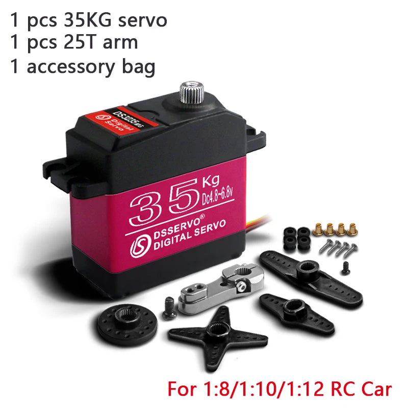 High-Speed Waterproof Metal Gear Digital Servo for RC Cars (20Kg-40Kg) DS3235-270