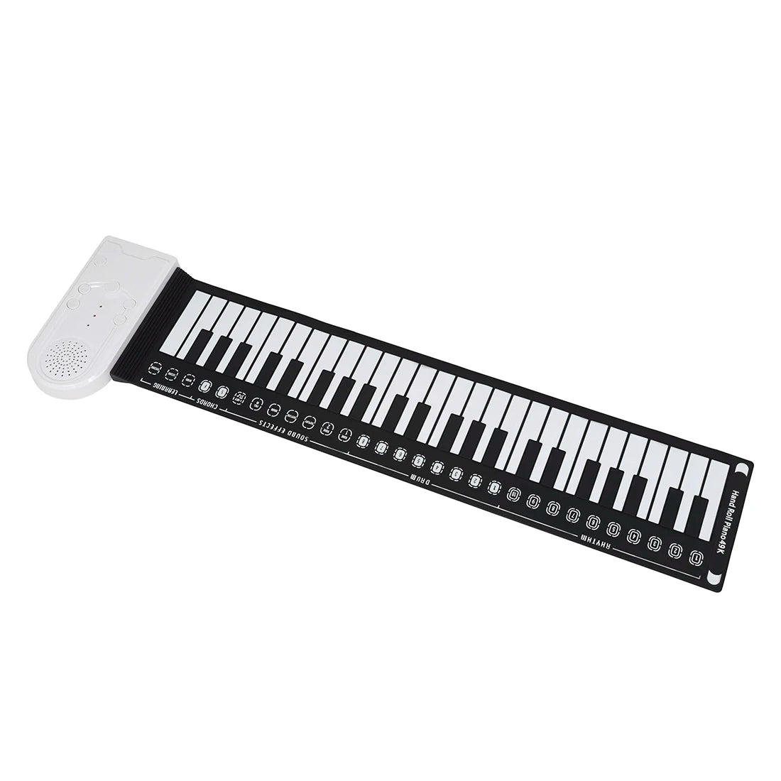 IRIN 49-Key Hand Roll Up Piano &ndash; Foldable Silicone Keyboard