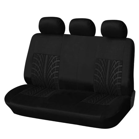 Autoyouth Car Seat Covers Set &ndash; Universal Fit For Most Cars Black back part