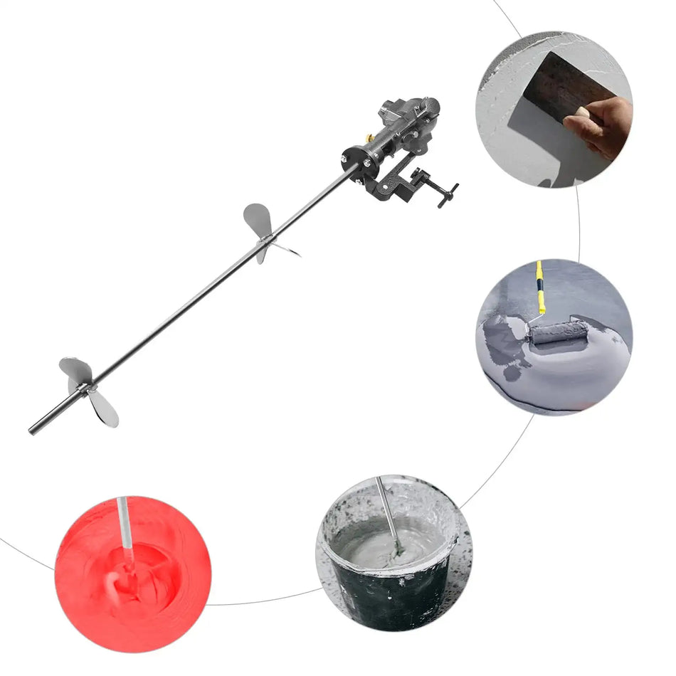 1/2 HP Pneumatic Paint Mixer &ndash; Explosion-Proof for Coatings