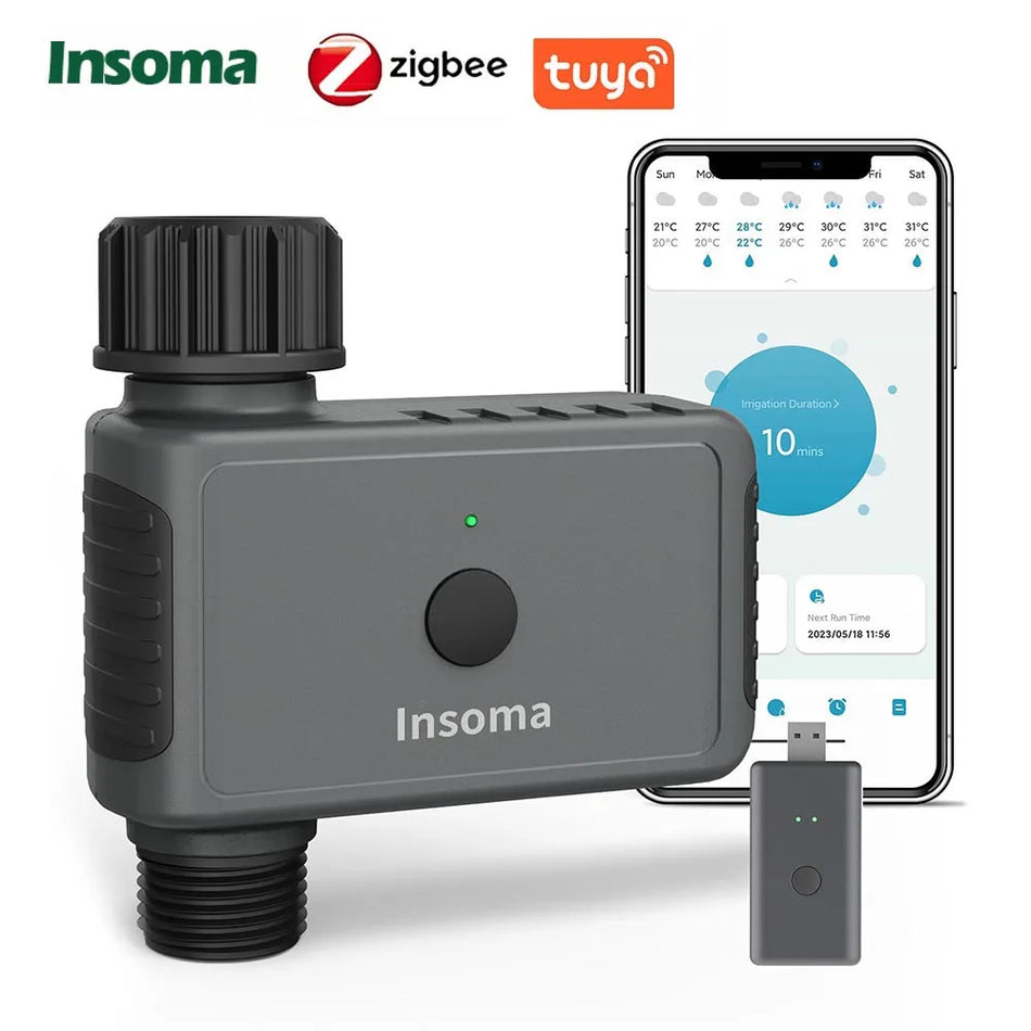 Insoma SGW05Z &ndash; Zigbee Garden Water Timer For Irrigation