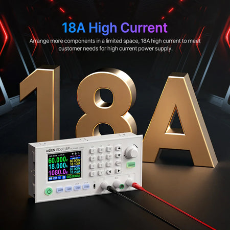 RD6018P D6018PW &ndash; Bench Power Supply USB WiFi Controller