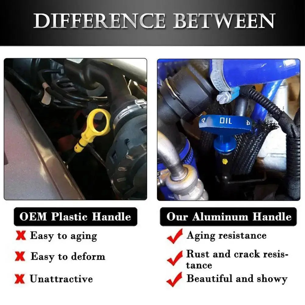 Universal Car Oil Dipstick Pull Handle Automobile Replacement Engine Oil Pullhandle Modification Decoration OT-1014 by InterCyprus Trading Ltd