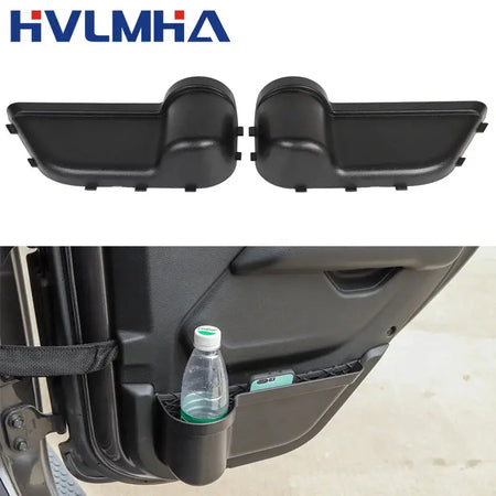 2pcs Car Front Door Storage Boxes Car Organizer For Jeep Wrangler JL 2018 2019 2020 2/4 Door Net Pocket Replacement by InterCyprus Trading Ltd