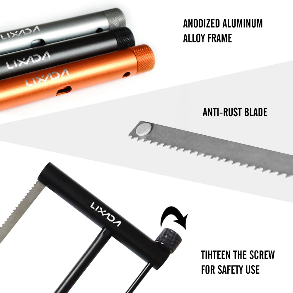 Lixada Folding Wood Saw Aluminium Alloy - Ultra Portable