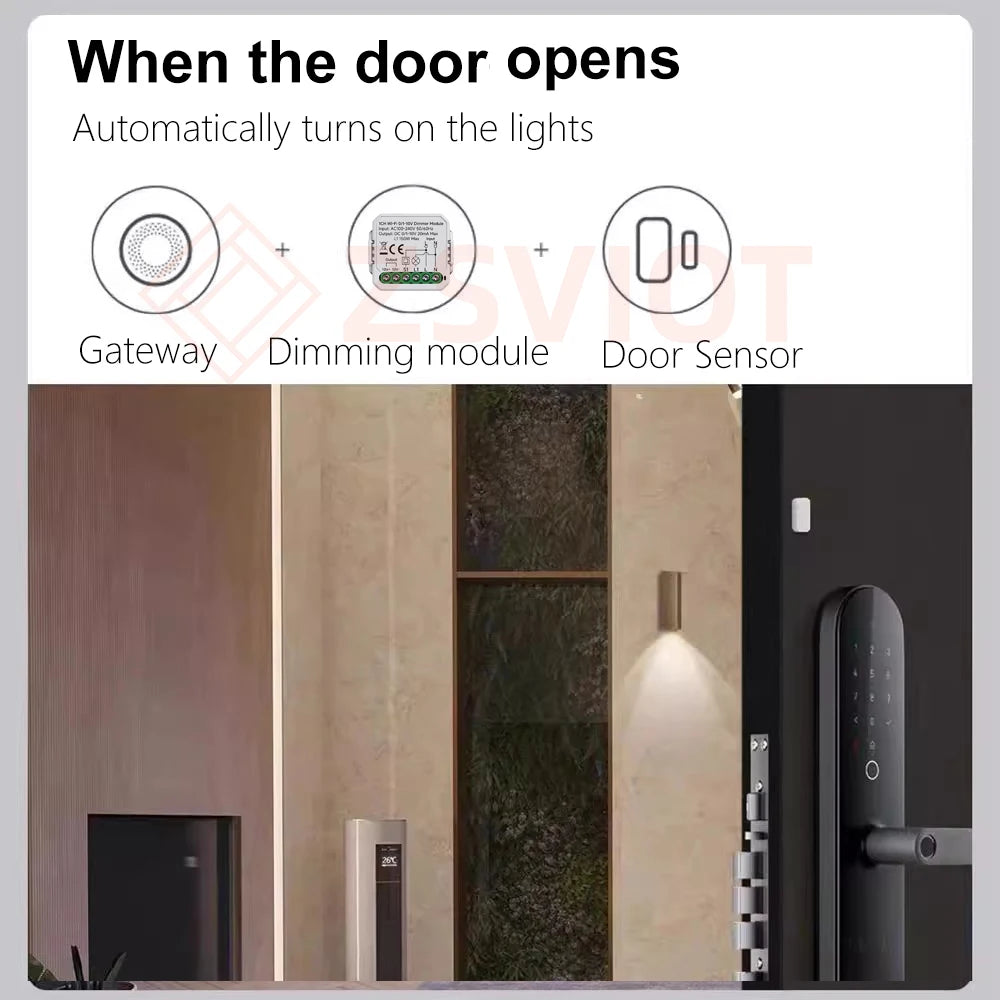 Tuya WiFi 0/1-10V LED Dimmer Controller &ndash; Voice Control