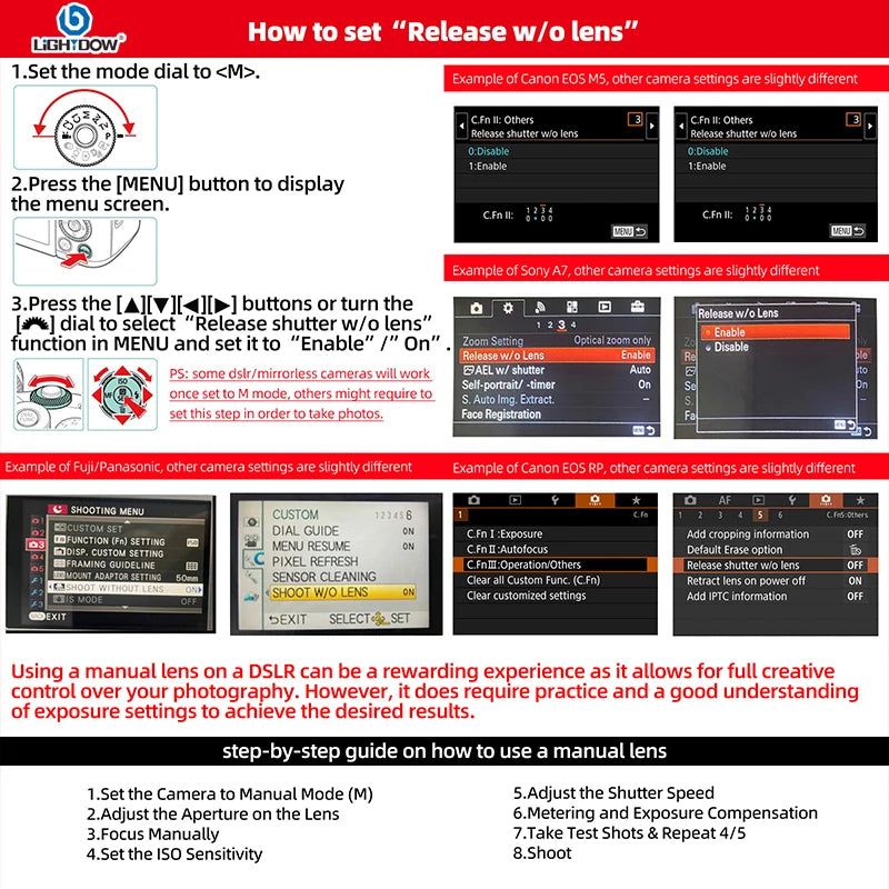 Lightdow Super Telephoto Lens 420-800mm &ndash; Exceptional Zoom Range for Stunning Photography