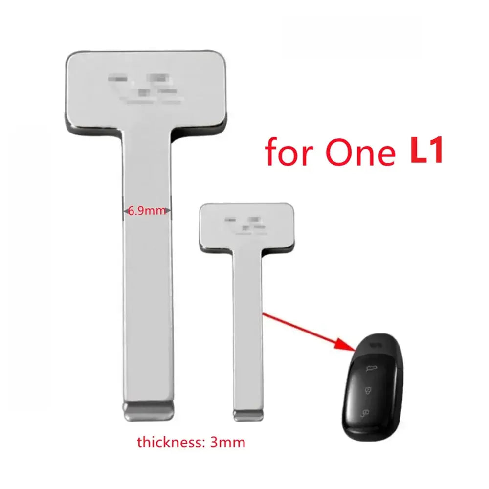 2PCS/Lot Car Smart Emergency Insert Key Blank Blade Replacement for ZEEKR 001 Xiaopeng P7 for BMW X7 Lixiang L1 L9 by InterCyprus Trading Ltd