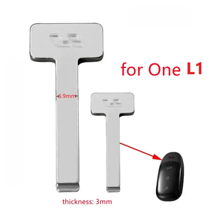 2PCS/Lot Car Smart Emergency Insert Key Blank Blade Replacement for ZEEKR 001 Xiaopeng P7 for BMW X7 Lixiang L1 L9 by InterCyprus Trading Ltd